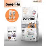 Pure Life Plus Somonlu Yetişkin Kedi Maması 1,5 Kg + Malt Paste + Ödül Maması Hediyeli