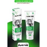 Pure Life Plus Yavru ve Anne Kediler Için Multivitamin Malt Macun 100G