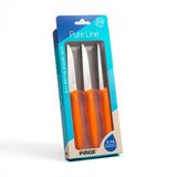 Pure Line Meyve Bıçağı Seti 9 cm (6'lı) - Soyma, Doğrama, Dilimleme, Sebze, Meyve Bıçağı (Turuncu)