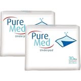 Pure Med Hasta Altı Bezi Serme Yatak Koruyucu 60X90CM 60 Adet
