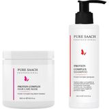 PURE SAACH PROFESSİONAL PROTEİN COMPLEX SHAMPOO VE PROTEİN KERATİN SAÇ BAKIM MASKESİ 2 Ürün