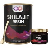 Pure Shilajit Resin – With Fulvic Acid & 87+ Trace Minerals Exctracted From Himalaya – Natural Energy, Stamina & Vitality Supplement 50 G. - aromasız