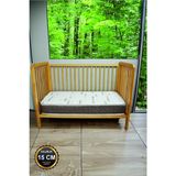 Pure Sleep 15 cm Bebek ve Çocuk Yatağı Sünger Park Yatak Anne Yanı ve Bebek Yatakları Ultra Lüx Full Ortopedik - Beyaz - 70 x 150 cm
