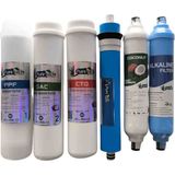 Pure Tech Yakut ve Optima Su Arıtma Cihazı 6 Lı Filtre Seti - Beyaz