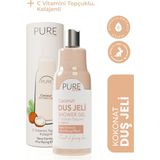 Pure With Duş Jeli C Vitamini ve Kolajenle Zenginleştirilmiş Hindistan Cevizi Aromalı 400 ML