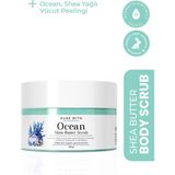 Pure With Okyanus Esintili Shea Özlü Besleyici Arındırıcı Nemlendirici Vücut Peelingi 280 Gr