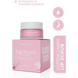 Pure With Purewith Glossy Touch 25 gr Pamuk Şeker Aromalı Dudak Peelingi Tüm Ciltler İçin Anti Alerjik