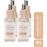 Pure With Vitamin Topçuklu Hindistan Cevizi Özlü Nemlendirici Duş Jeli – 4X400 ml