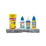 PureCanpati Akvaryum Balık Bakım Seti – Tropical Mix Flake 250 ml + Su Düzenleyici & Vitamin Seti