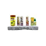 PureCanpati Kaplumbağa Bakım ve Mix Yem Seti (Vitamin, Kabuk Koruyucu ve Su Düzenleyici) Tatlı Su Kaplumbağaları için 250 ML