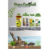 PureCanpati Kaplumbağa Tam Bakım ve Mix Yem Seti(Vitamin,Kabuk Koruyucu,Su Düzenleyici)