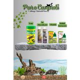 PureCanpati Kaplumbağa Tam Bakım Ve Stick Yem Seti(Vitamin,Kabuk Koruyucu,Su Düzenleyici)
