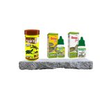 PureCanpati Kaplumbağa Yem ve Bakım Seti (Vitamin, Kabuk Koruyucu) - Su Kaplumbağaları İçin 250 ml