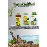 PureCanpati Kaplumbağa Yem ve Bakım Seti(Vitamin,Kabuk Koruyucu)