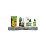 PureCanpati Kara Kaplumbağa Herbivor Yem + Tur Axol Vitamin + Fix Turti Clean Jel + Bio Turt Kabuk Sertleştirici Seti (Sera Professional Herbivor 250 ml)