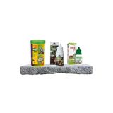 PureCanpati Kara Kaplumbağa Yem, Vitamin ve Kabuk Koruyucu Jel Seti (Sera Professional Herbivor 250 ml, Tur Axol Vitamin, Fix Turti Clean Jel)