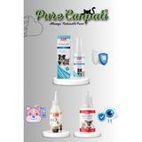 Purecanpati Kedi ve Köpek Bakım Seti(Ağız Bakım,göz Bakım,kulak Bakım) - Şeffaf