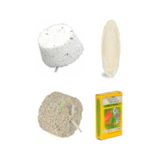 PureCanpati Mineral Blok- Gaga Taşı-Kalsiyum Blok-Mürekkep Bal. (Kalamar) Kemiği S Boy ve Tutacak