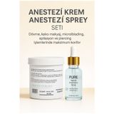 Puredermine Anestezi Krem & Anestezi Sprey Seti – Dövme, Kalıcı Makyaj, Epilasyon ve Microblading İçin Büyük Boy