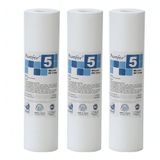Purefer Açık Kasa 10 İnç 5 Micron Sediment Filtre 3 Adet Su Arıtma Cihazı