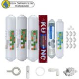 Purefer Kapalı Kasa Su Arıtma Cihazısertifikalı 6li Orijinal Lg Kuno Mebran Şeffaf 4lü Mineral