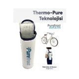 Purefrost Pf3 Şişe Soğutucu Termal Silindir Bisiklet Çantası/1 Adet Thermo-Pure Jel Paket