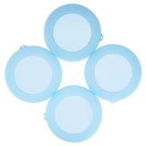 PUREKRA Corelle 418-PC 18 oz Çorba/Tahıl Kaseleri ve Corelle 428-PC 28 oz Çorba/Tahıl Kaseleri, Derin Dondurucu, Mikrodalga ve Bulaşık Makinesi için 4 Paket Silikon Kapak (Kuş dahil değildir)