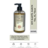 Purelab Oils Sıvı Kastil Sabun %100 Doğal Zeytinyağlı Yoğun Nemlendirici Arındırıcı Bitkisel Vegan Sabun 400 ml