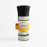Purelife Himalaya Tuzu Beyaz Granül Seramik Değirmenli Cam 120gr | Gurme Kristal Kaya Tuzu | Rafine Edilmemiş Mineralli Doğal Tuz | Tekrar Kullanılabilir Ambalaj | İz Bırakmayan Sürdürülebilir Etiket