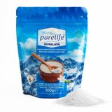 Purelife Himalaya Tuzu İyotlu İnce Kristal Kaya Tuzu Beyaz 500gr