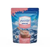Purelife Himalaya Tuzu İyotlu İnce Pembe 500gr | Doğal Kristal Kaya Tuzu | Gurme | Rafine Edilmemiş | Mineralli Doğal Tuz | Recyclable & Zip’li Ambalaj