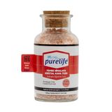 Purelife Himalaya Tuzu Pembe Granül Mantar Tıpalı Cam 350gr | Gurme Kristal Kaya Tuzu | Rafine Edilmemiş Mineralli Doğal Tuz | Tekrar Kullanılabilir Özel Ambalaj | İz Bırakmayan Sürdürülebilir Etiket