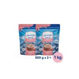 PureLife Himalaya Tuzu Set Ince Iyotlu Kristal Kaya Tuzu Pembe 500g X2 | Rafine Edilmemiş Doğal Tuz | Mineralli