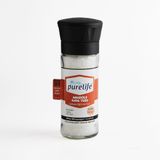 Purelife Kaya Tuzu Sofrada Öğütme Cam Şişe Seramik Değirmenli 120g | Rafine Edilmemiş Doğal Tuz | Gurme Anadolu Granül Kaya Tuzu | Tekrar Kullanılabilir Ambalaj | İz Bırakmayan Sürdürülebilir Etiket