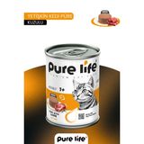 PureLife Kuzulu Pate Yetişkin Kedi Konserve Yaş Mama 400 GR GRP-K5X1F2