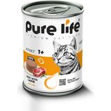 Purelife Pate Kuzu Etli Yetişkin Kedi Konserve Mama 400GR - 20000