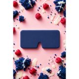 Pureloop Orijinal Güneş Gözlüğü & Numaralı Gözlük İçin Dikdörtgen Model Süper Esnek Katlanabilir Gözlük Taşıma Koruma Saklama Kabı Çantada Yer Kaplamayan Premium Kalite Silikon Gözlük Kılıfı - Kot Mavisi