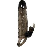 PureLove Shop Uzatmalı Klitoris ve G-Spot Uyarıcı Titreşimli 2 in 1 Silikon Penis Kılıfı Sadece PureLove S