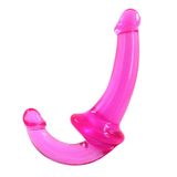 Pureloveadult 18 Cm Çift Taraflı Strapless Dildo Çift Uçlu Yapay Penis