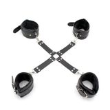 Pureloveadult 4 Lü Bdsm El Ayak Kelepçe Seti Suni Deri Peluşlu El Ayak Bağı