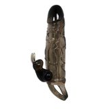 Pureloveadult Brave Man 3.5 Cm Uzatmalı Klitoris Ve G-Spot Uyarıcı Titreşimli Silikon Penis Kılıfı Gizli Kargo