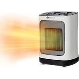 Puremate Seramik Fanlı Isıtıcı, 2 Isıtma Ayarlı 1800W Taşınabilir Elektrikli Isıtıcı - Beyaz