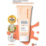 Puremea Tone-Up SPF 50+ PA++++ Ton Eşitleyici Güneş Kremi 50 ml Tüm Cilt Tipleri İçin Nemlendirici