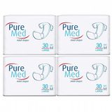 PureMed Bel Bantlı L 120 Adet Hasta Bezi