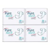 PureMed Bel Bantlı Tekstil Yüzey Large 30x4 Adet Hasta Bezi