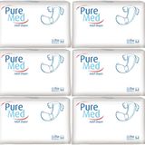 PureMed Bel Bantlı Tekstil Yüzey M-Orta 6x30 Adet Hasta Bezi