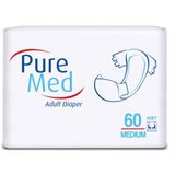 PureMed Belbantlı 60 Adet Medium Yetişkin Hasta Bezi