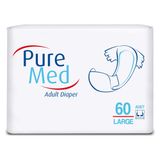 PureMed Belbantlı Yetişkin Large Büyük Boy 60 Adet Hasta Bezi