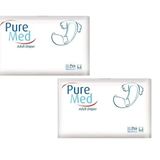 PureMed Belbantlı Yetişkin Medium Orta Boy 60 Adet Hasta Bezi