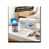 Puremed Pure Med 60x90 cm Yatak Koruyucu Örtü 30'lu &SMİLLİNG Ped Evcil Hayvan Temizleme Mendili 250 ADET (Hijyen Seti )